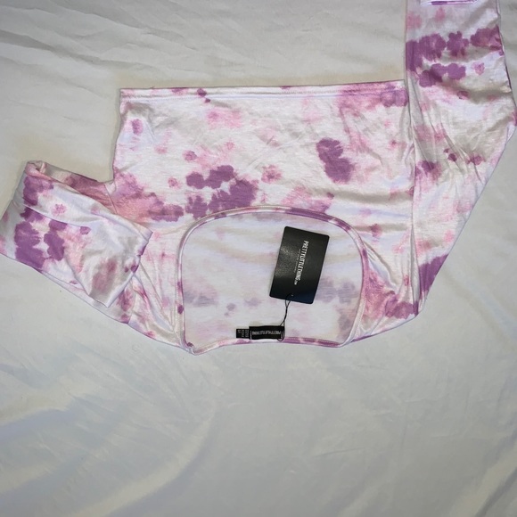 Trendy long sleeve crop top - Picture 1 of 5